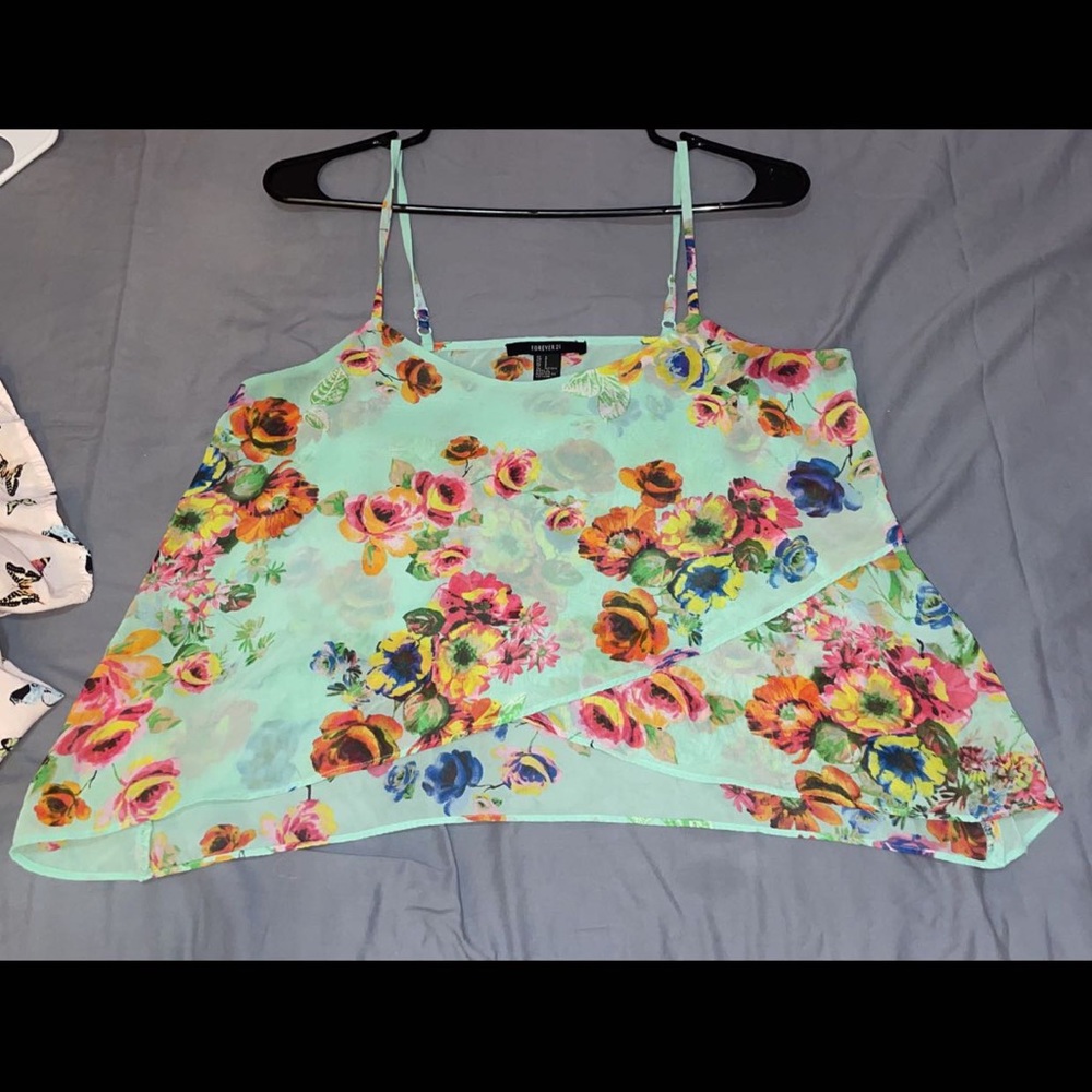Forever 21 Small Colorful Spaghetti Strap